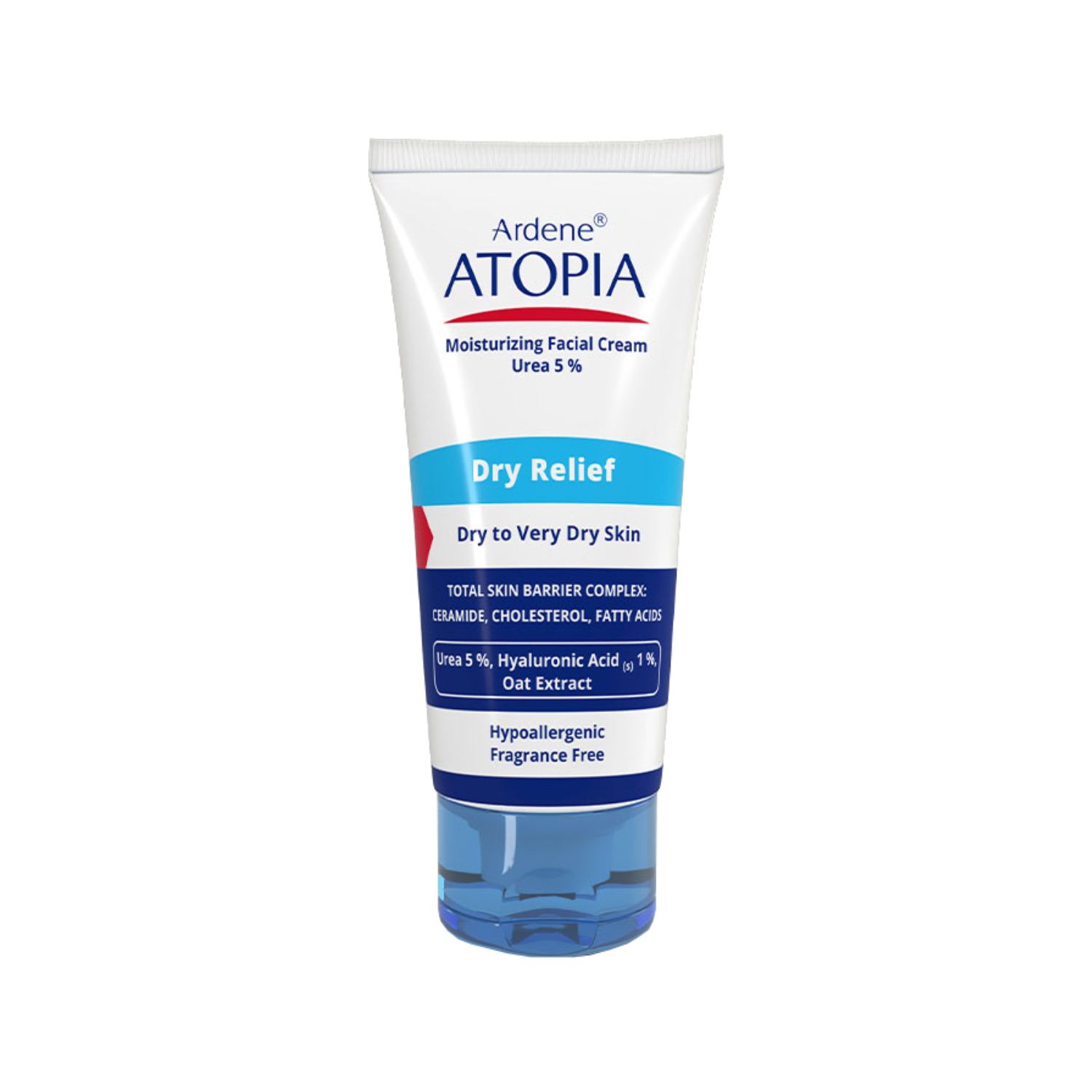 Ardene Atopia Urea 5% Moisturizing Facial Cream Dry Relief Model کرم مرطوب کننده قوی صورت اوره 5% آردن اتوپیا مناسب پوست خشک و خیلی خشک مدل Dry Relief